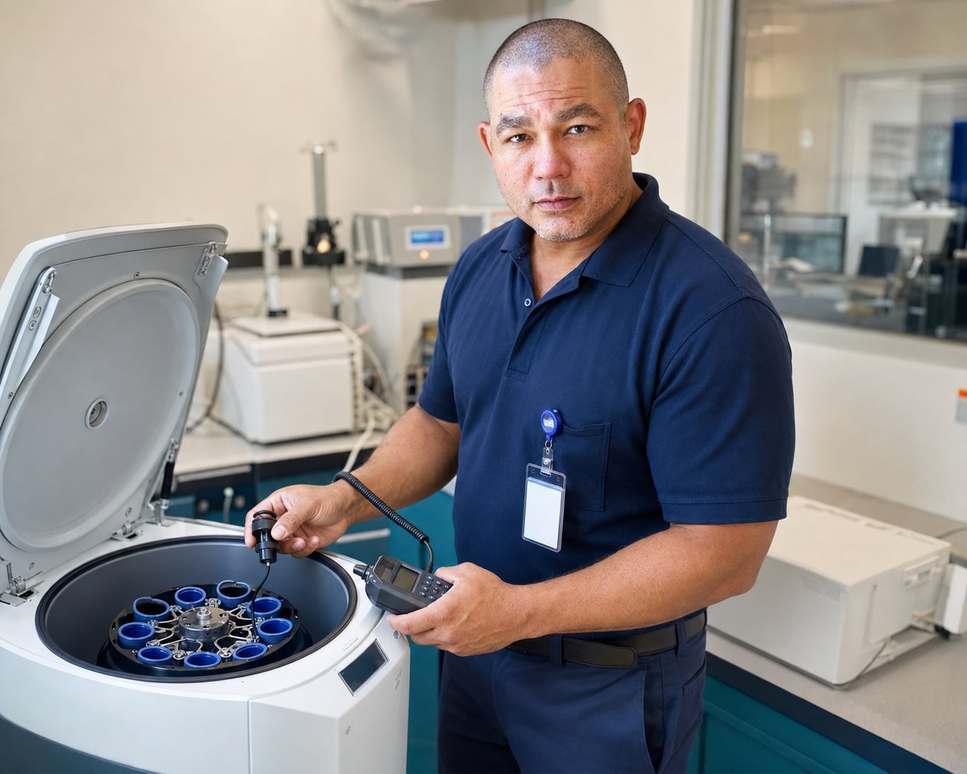 BiomedRx technician performing playlist to protect patient safety